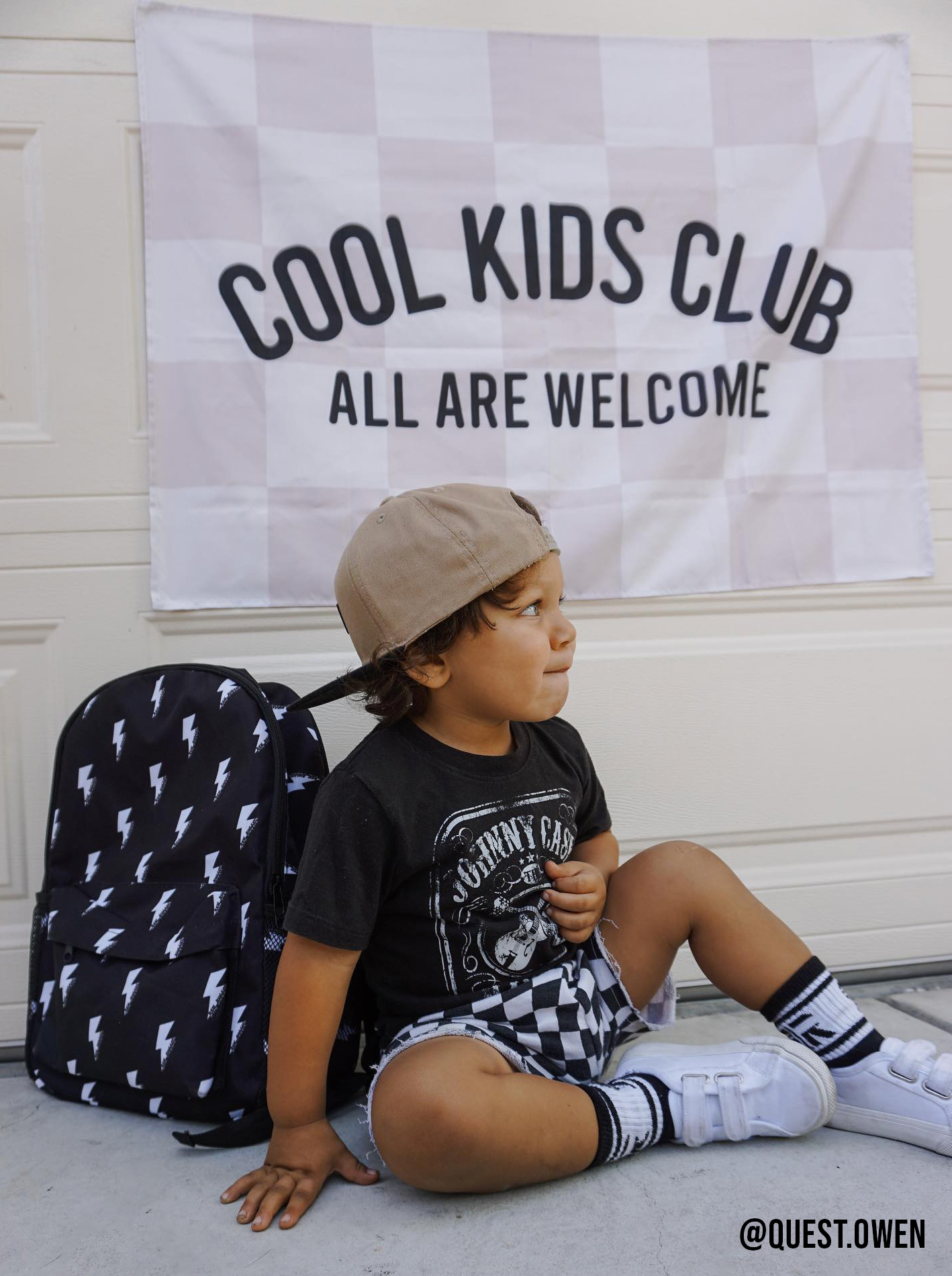 Cool Kids Club Banner | Fabric Wall Sign: Original 36x26"