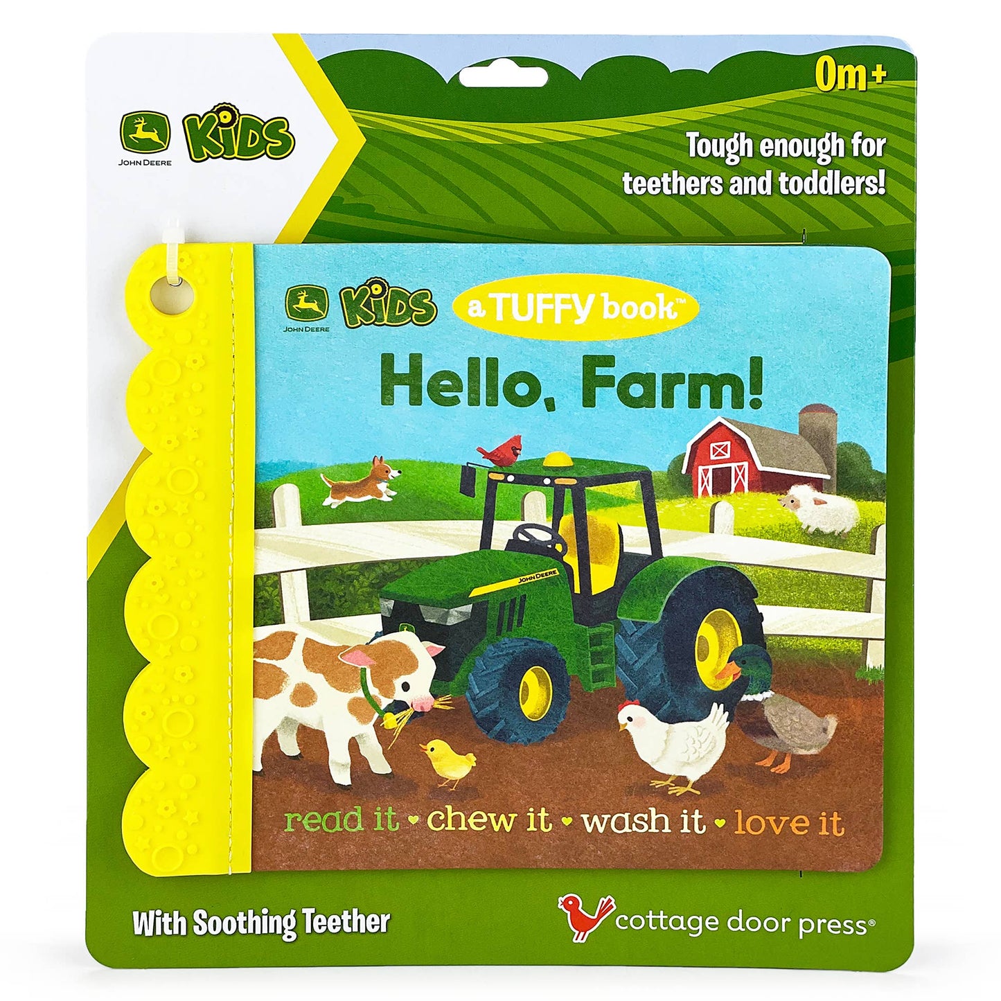 John Deere Kids Hello, Farm!  (Tuffy Teether Indestructible)