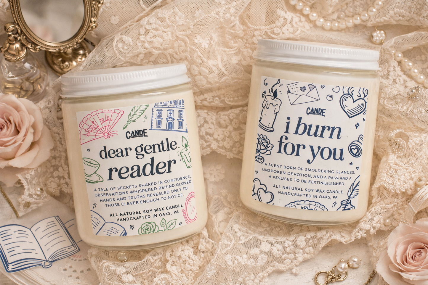 Dear Gentle Reader Scented Candle: Standard