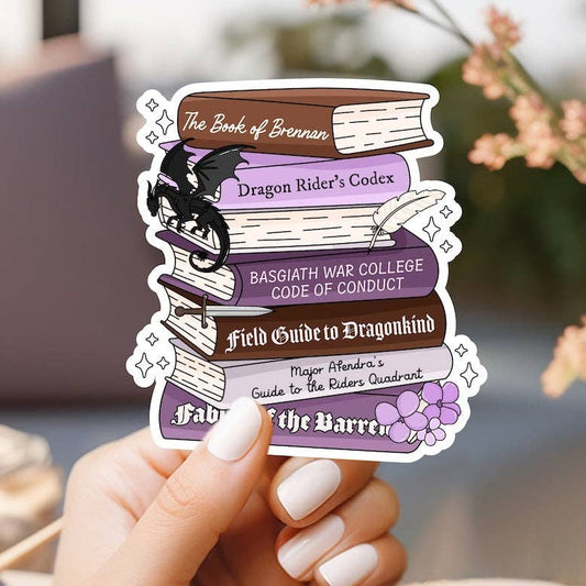 Fourth Wing Books Sticker