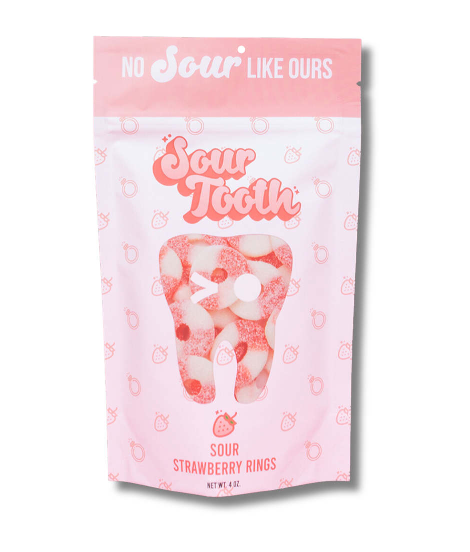 Sour Strawberry Rings