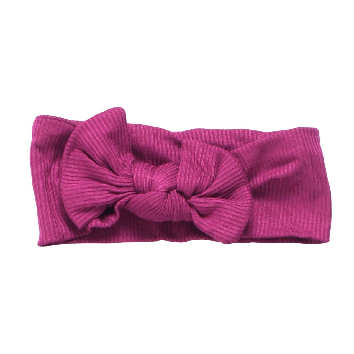 Ultra Soft Baby Headband Bow: Rose