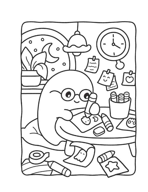 Cozy Nightmare Glow-in-the-Dark Coloring by Editors of Thunder Bay Press: Paperback; 80 pages / English