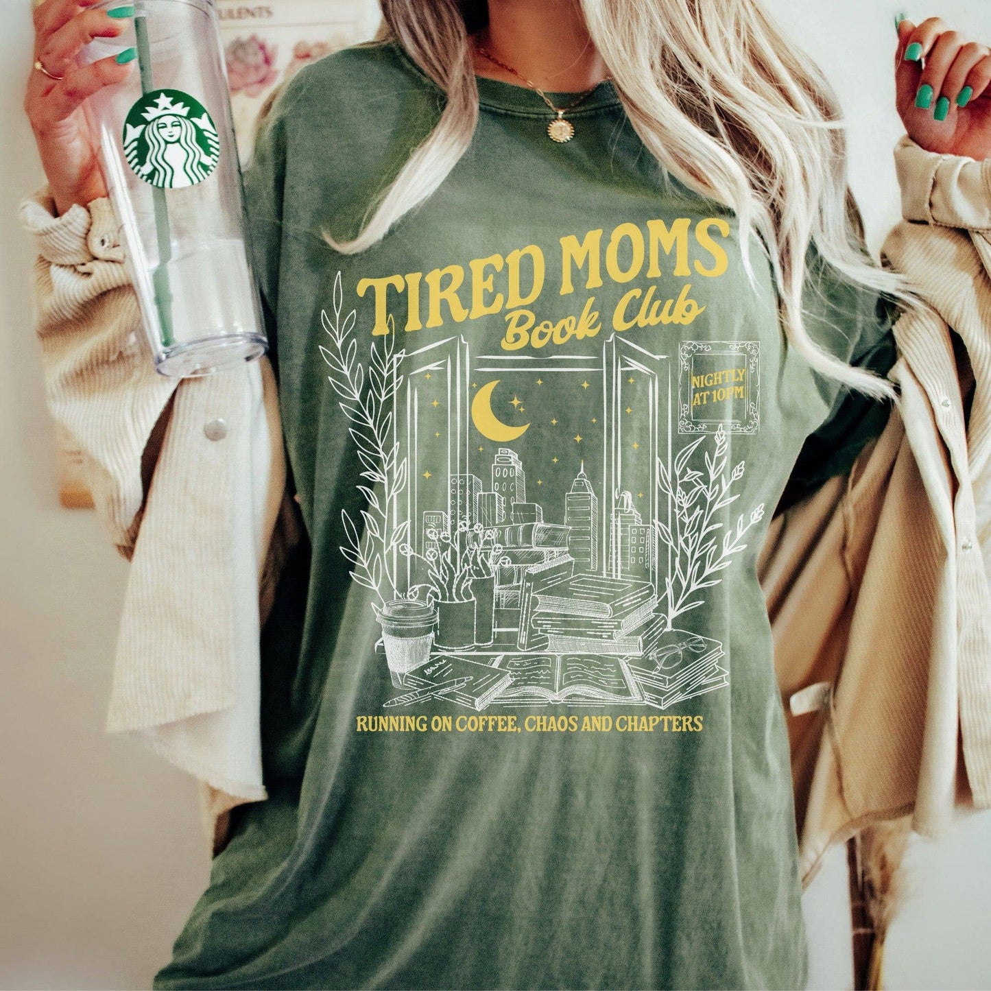 Bookish Mom Fall Book Club Shirt