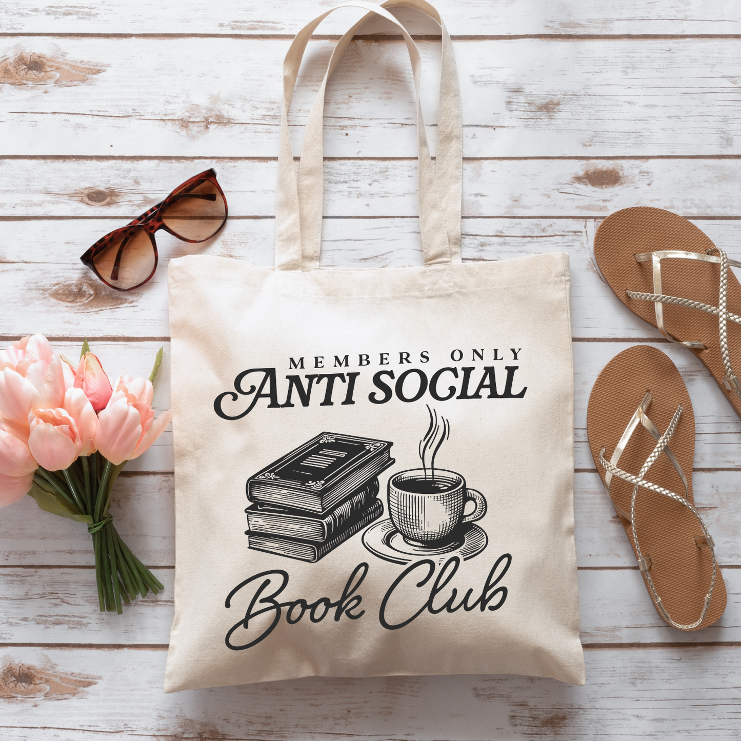 Anti Social Book Club - Tote Bag