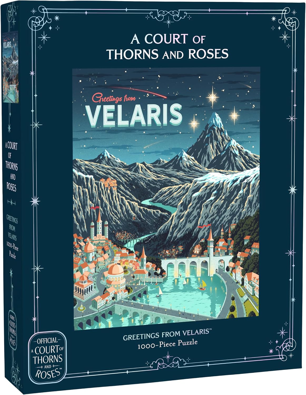 A Court of Thorns and Roses Official Greetings from Velaris 1000-Piece Puzzle: From the Acotar Collection (Sarah J. Maas)