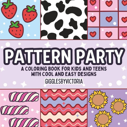 Pattern Party Coloring Book for Kids and Teens
