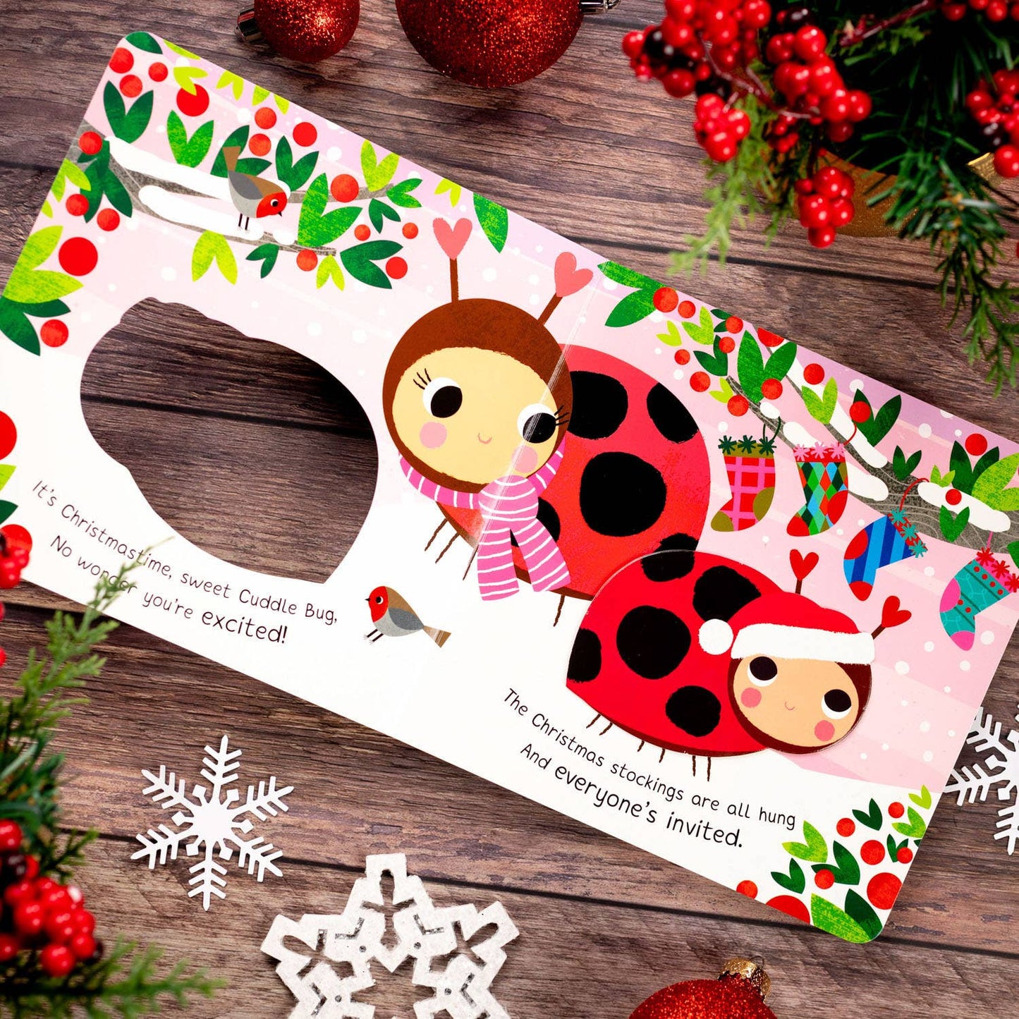 Merry Christmas, My Little Cuddle Bug by Nicola Edwards: Board Books; 18 pages / English