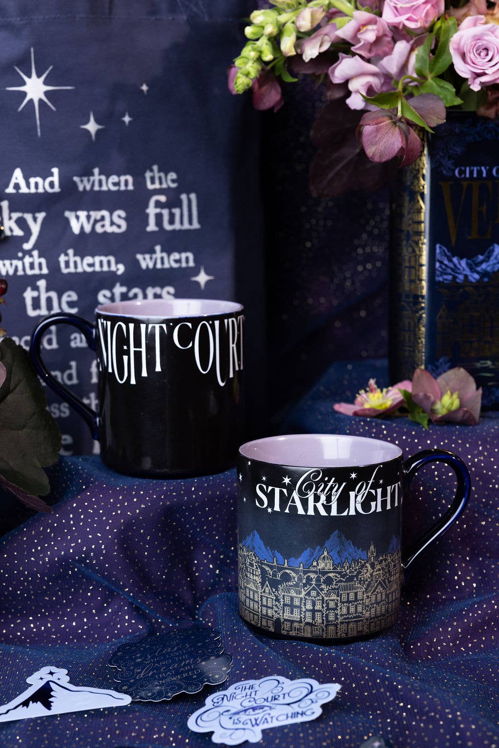 Color Changing Ceramic Mug, Night Court