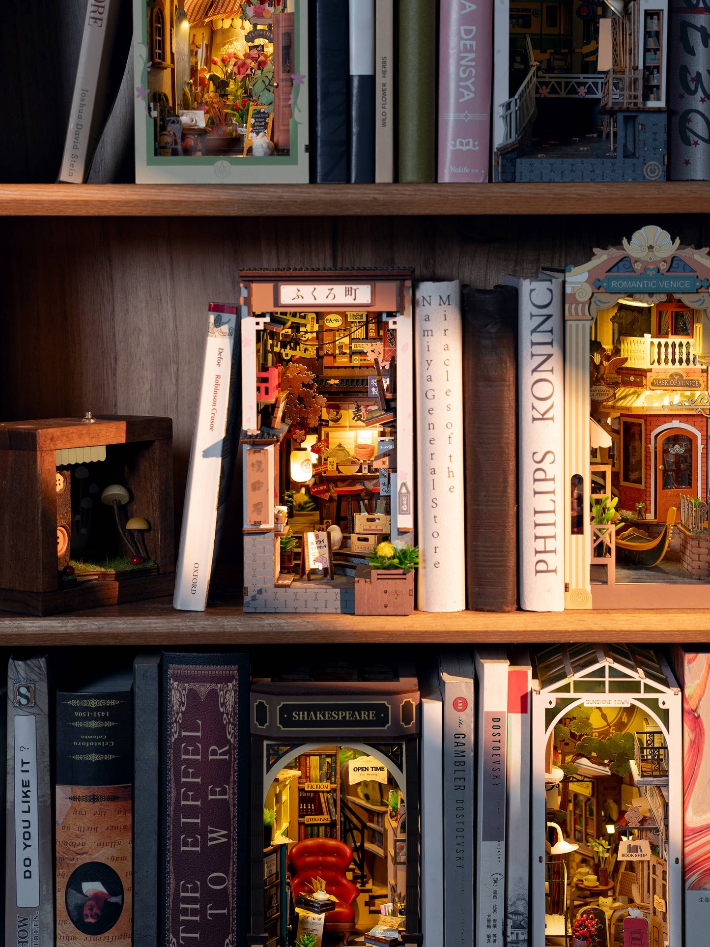 DIY Book Nook Kit: Sakura Wine Alley
