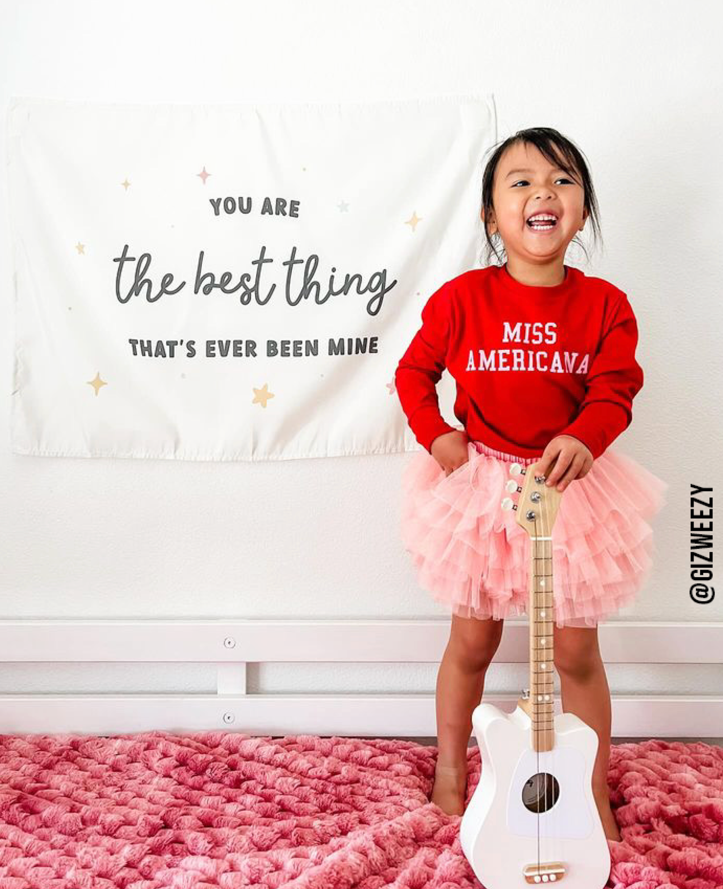 You Are The Best Thing Banner | Fabric Wall Sign: Small 17x13"