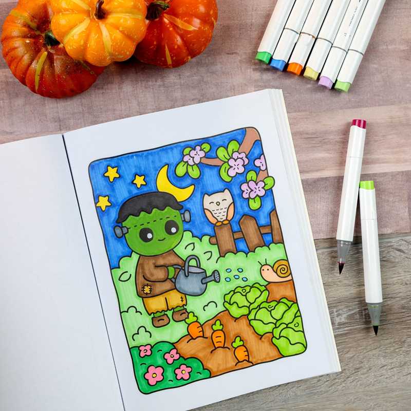 Cozy Nightmare Glow-in-the-Dark Coloring by Editors of Thunder Bay Press: Paperback; 80 pages / English