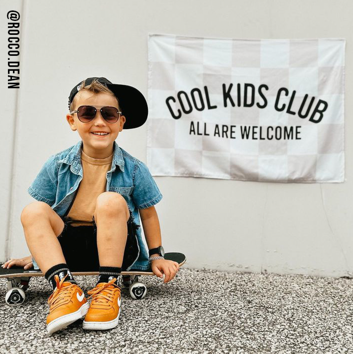 Cool Kids Club Banner | Fabric Wall Sign: Original 36x26"