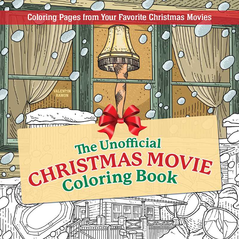 Unofficial Christmas Movie Coloring Book by Valentin Ramon: Paperback; 128 pages / English