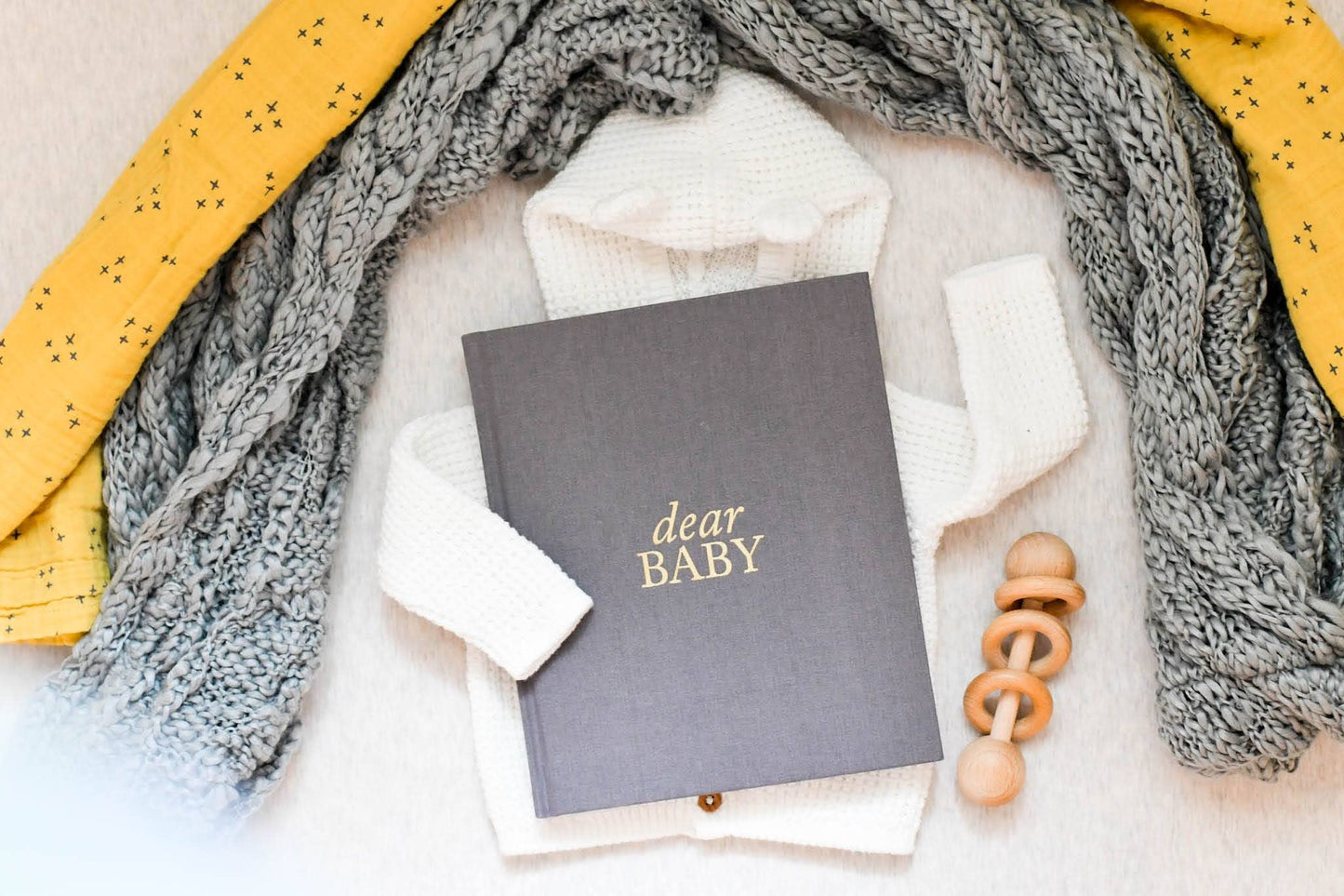 Dear Baby: A Pregnancy Prayer Journal & Memory Book for Moms: Ivory