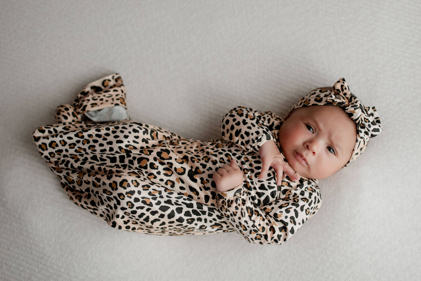 Leopard Knotted Gown: Gown