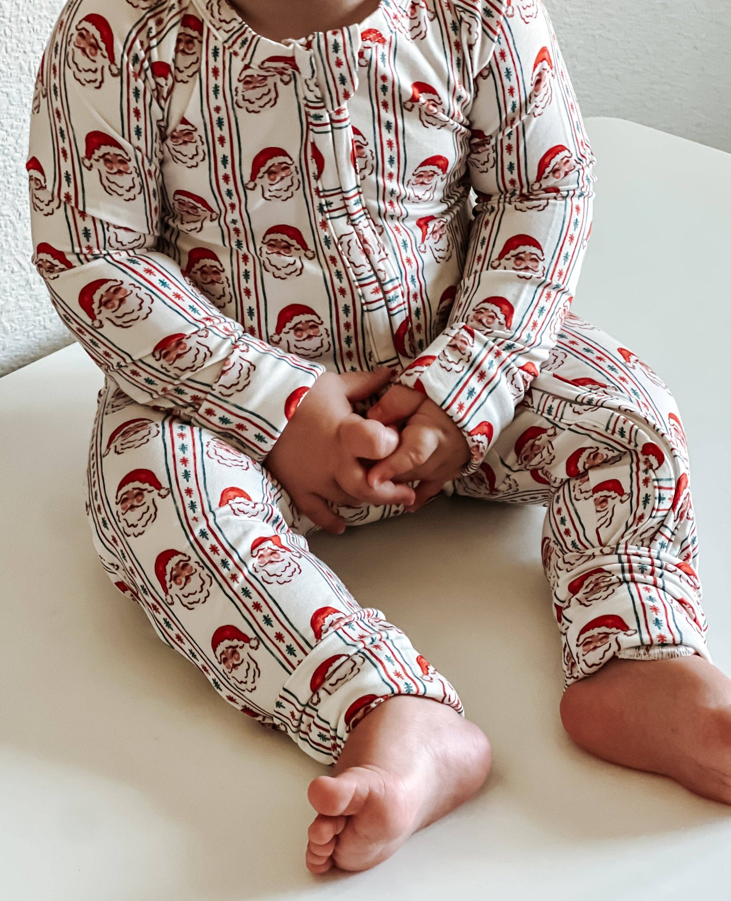 Vintage Santa Bamboo Christmas Pajamas