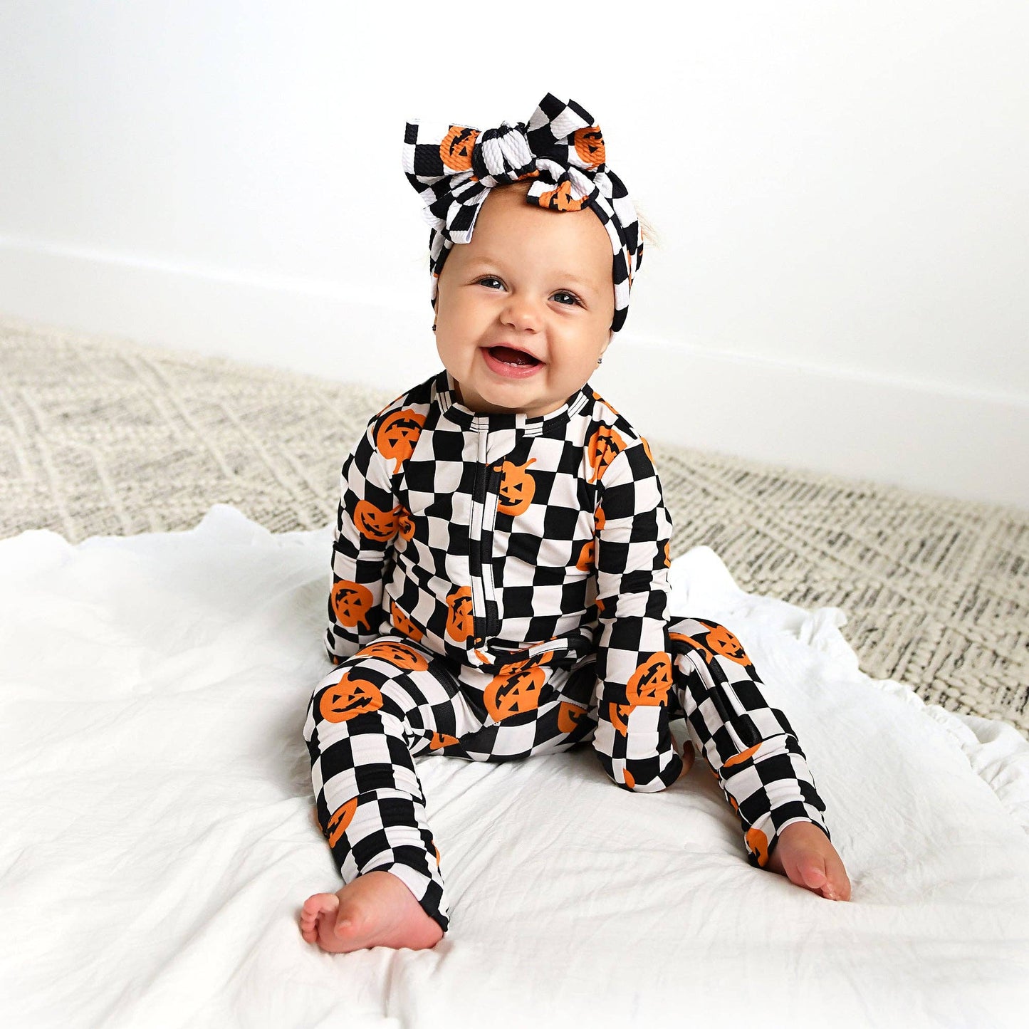 Merlin Pumpkin ZIP Bamboo Halloween Sleepies Little