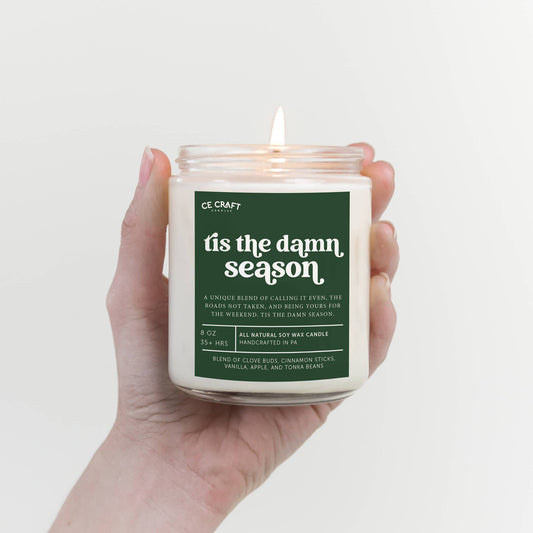Tis the Damn Season Candle: 8