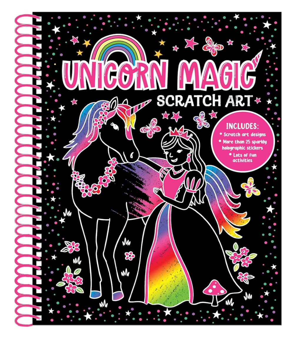 Unicorn Magic Scratch Art & Stickers Activity Pad