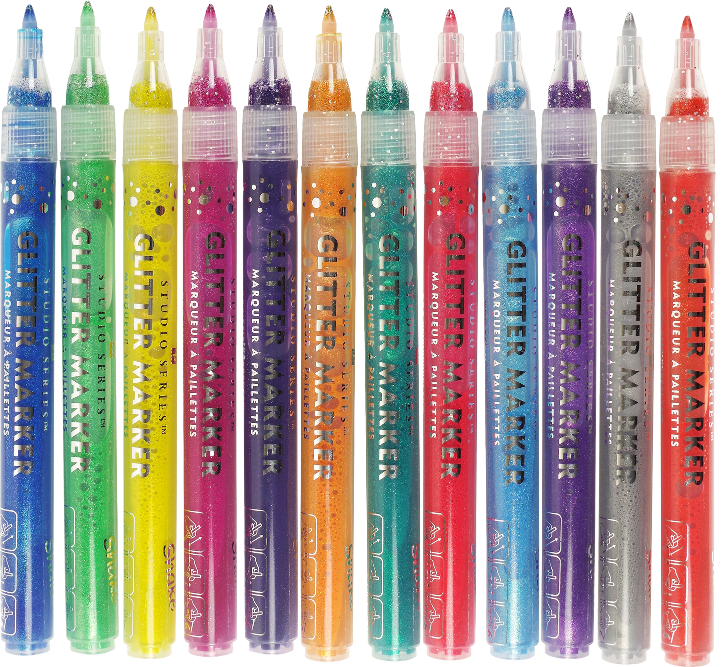 Studio Series Glitter Markers (Set of 12)