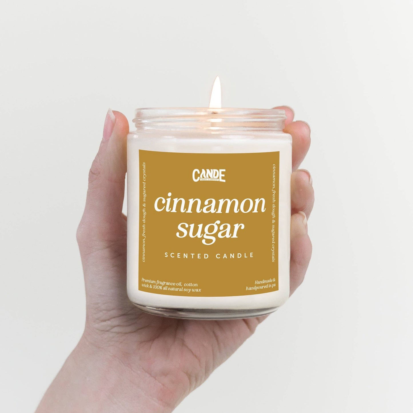 Cinnamon Sugar Scented Candle: Standard
