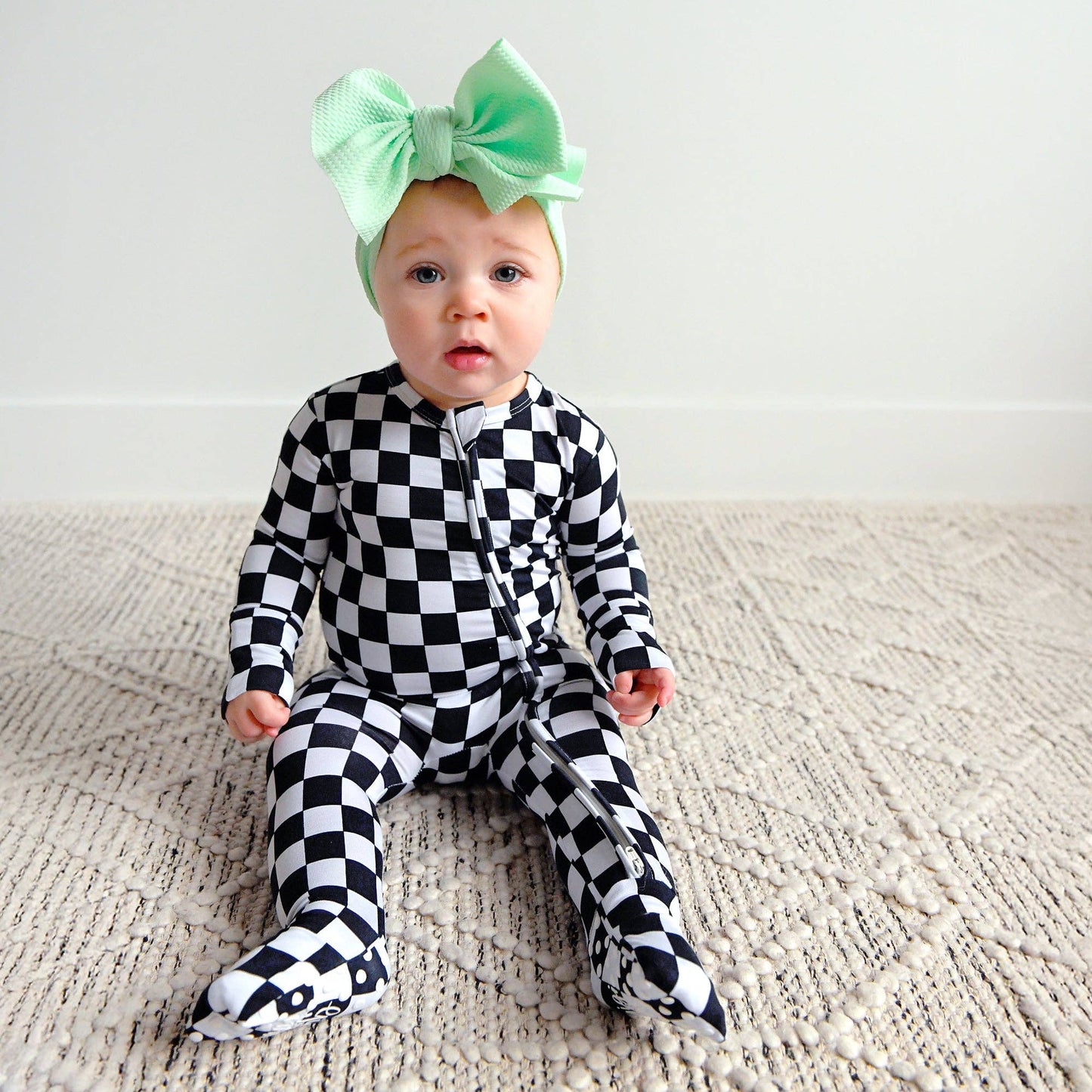 Axel ZIP Bamboo Sleepies Little Baby Outfit Bamboo