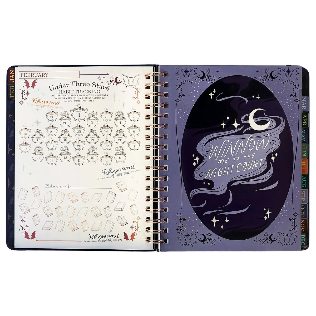 A Court of Thorns and Roses: Velaris 2027 Weekly Planner, Personal Organizer