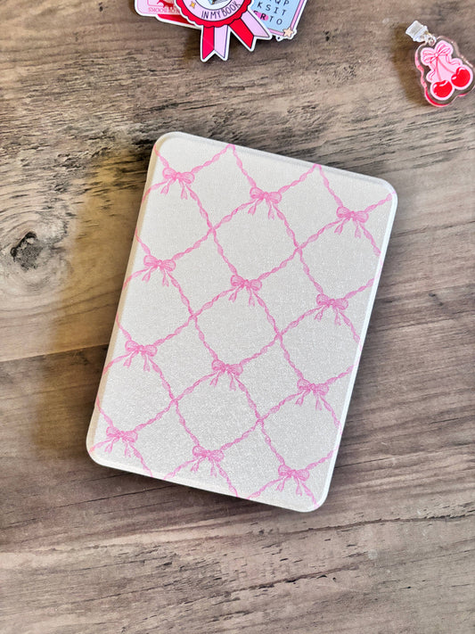 Coquette Pink Bows Kindle Case with Clear Back: Kindle Paperwhite 2024 12th Gen