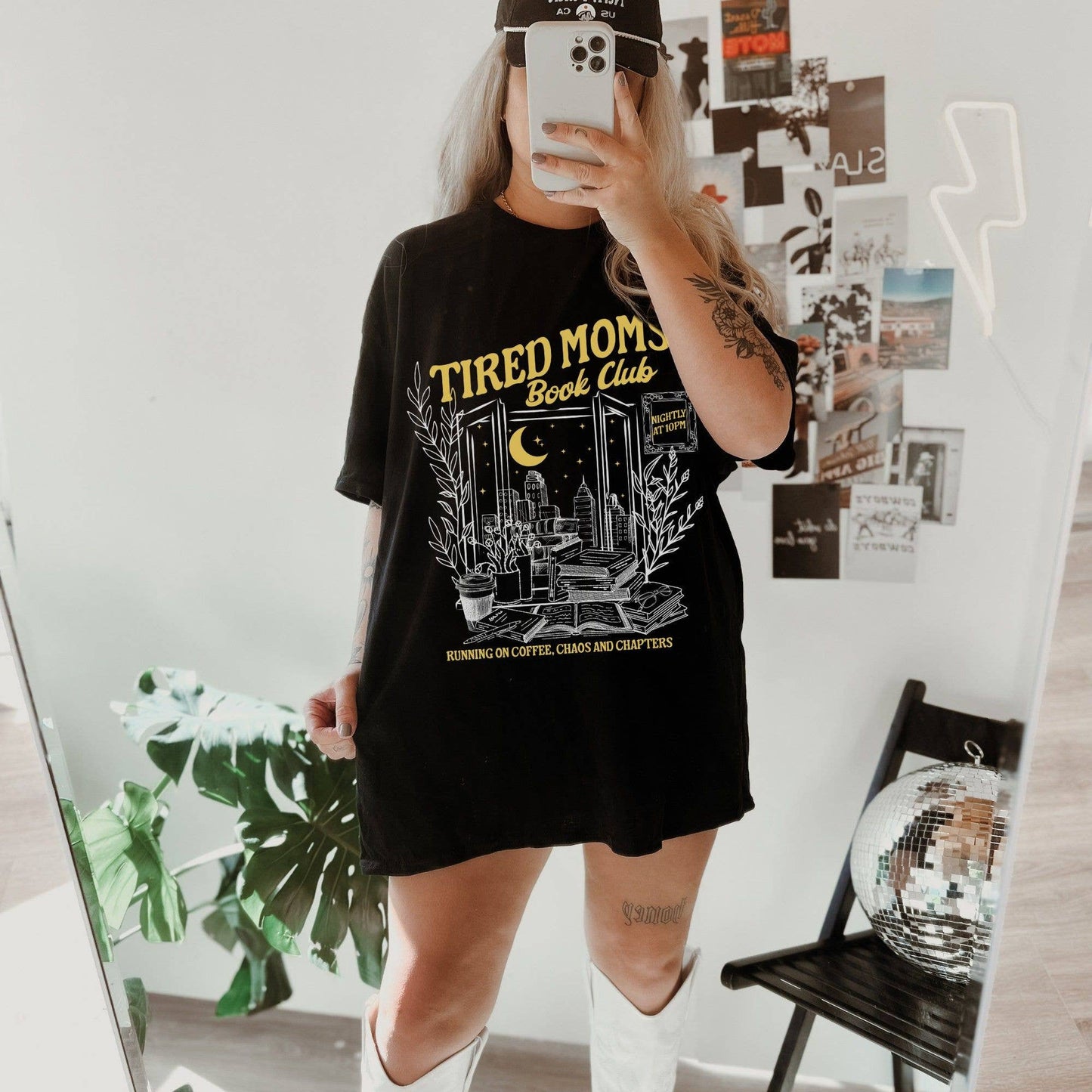 Bookish Mom Fall Book Club Shirt