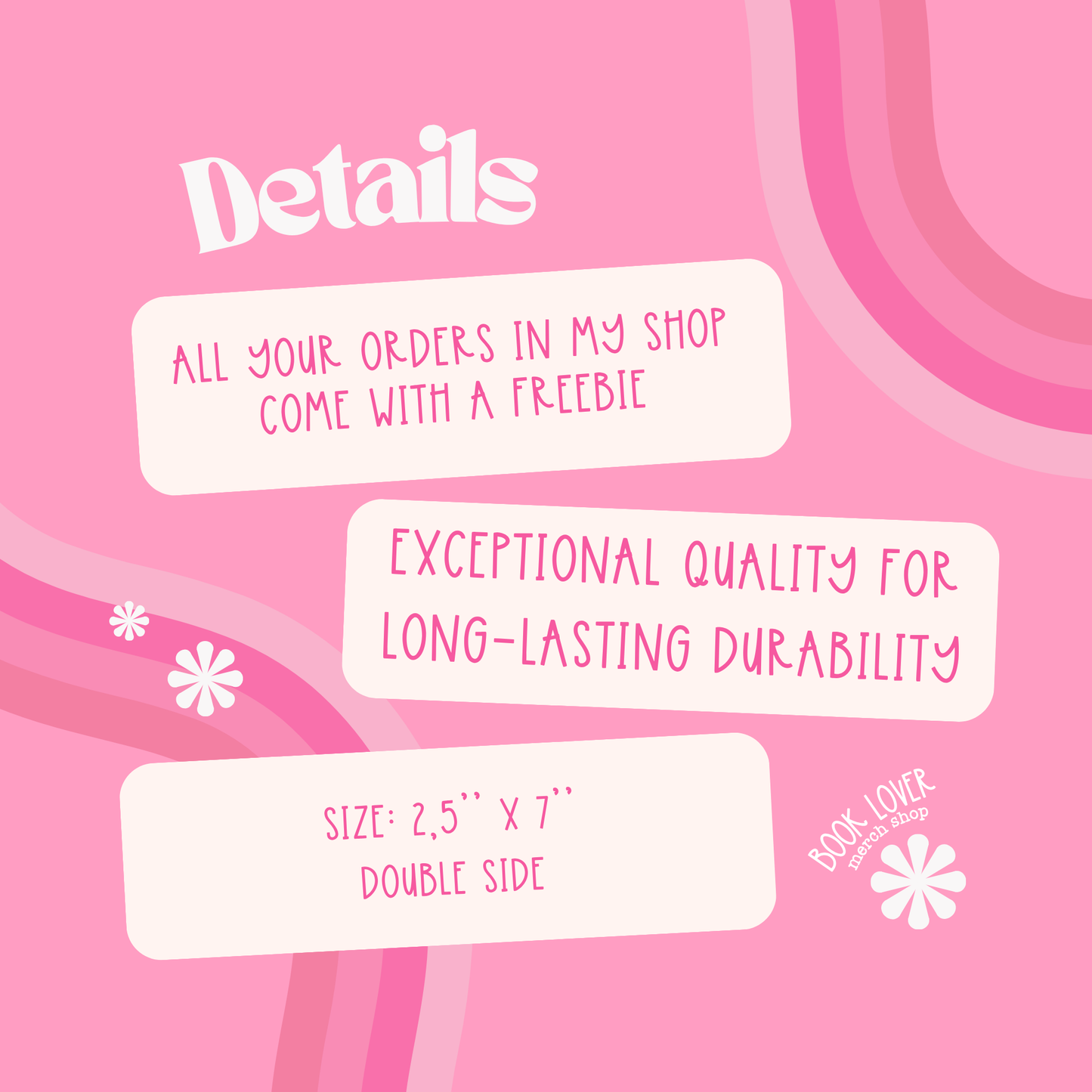 Cozy Winter Bookish Bookmark / Coquette Bookish Bookmark