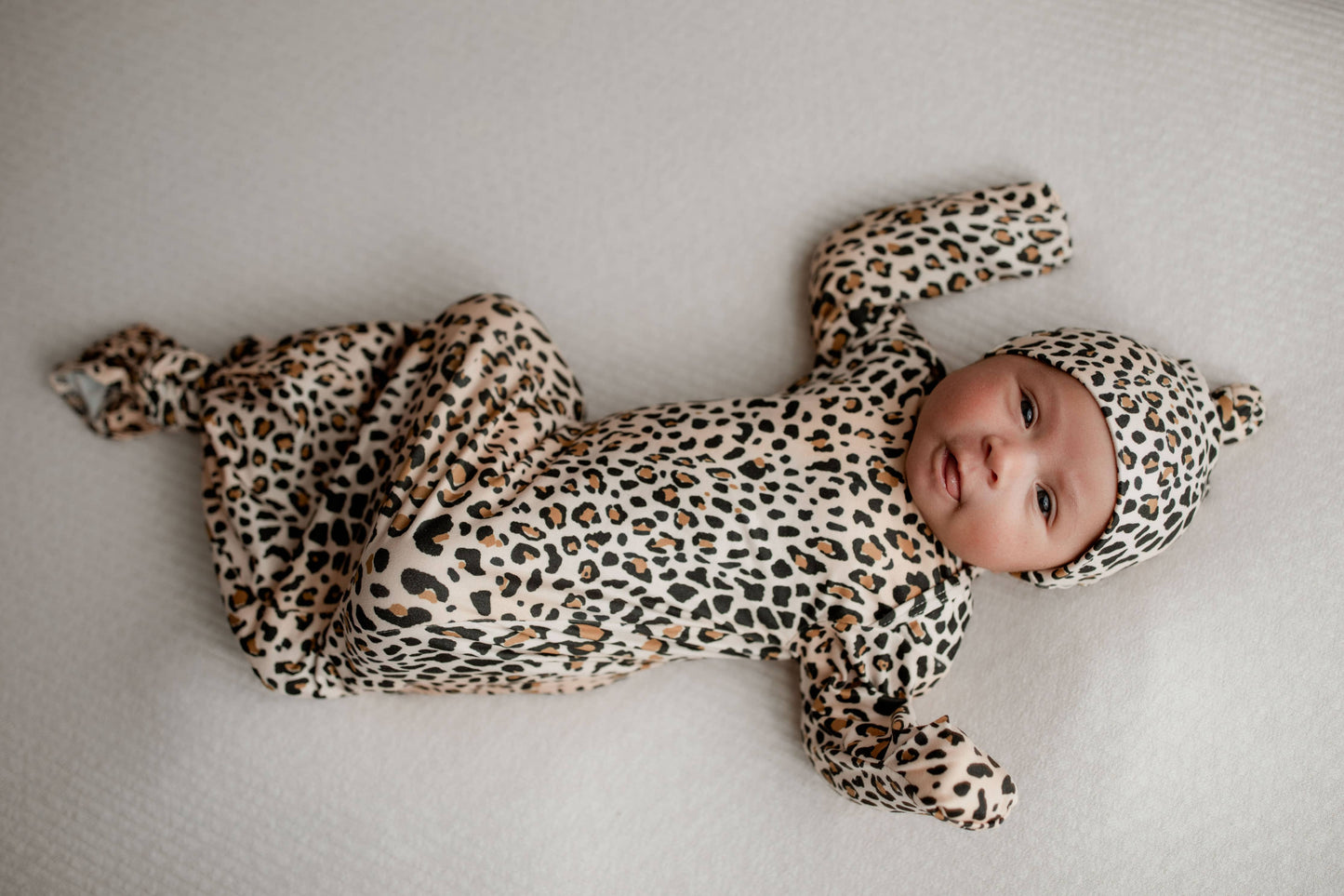 Leopard Knotted Gown: Gown