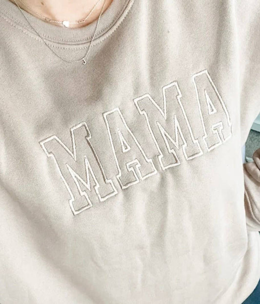 Embroidered MAMA Sweatshirt