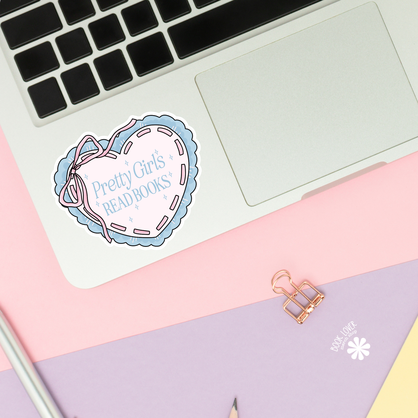 Pretty Girls Read Books Stickers / Bookish Stickers: 3''
