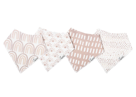 Bliss Baby Bandana Bib Set (4-pack)