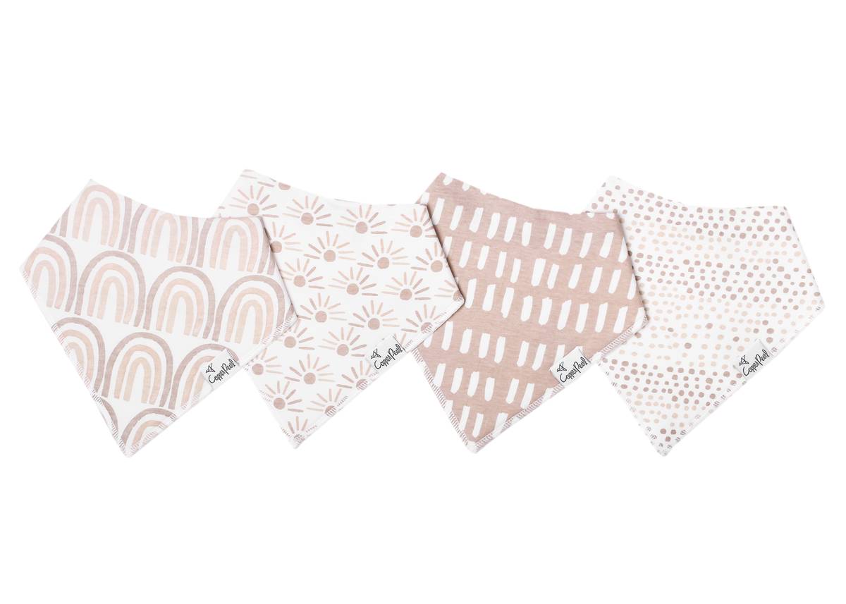 Bliss Baby Bandana Bib Set (4-pack)