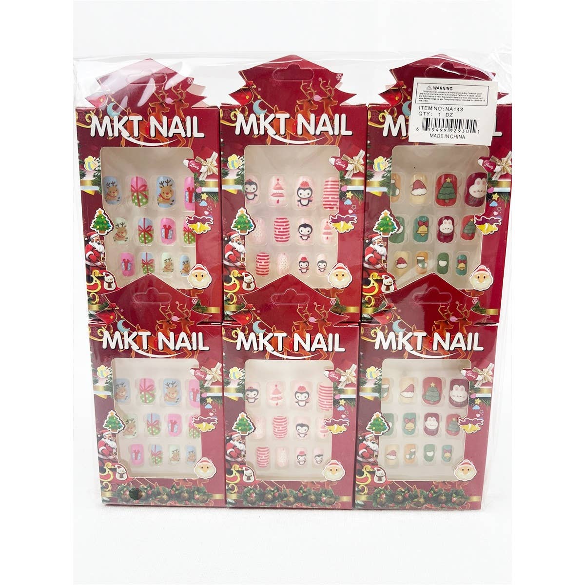 Kids Christmas Press on Nails