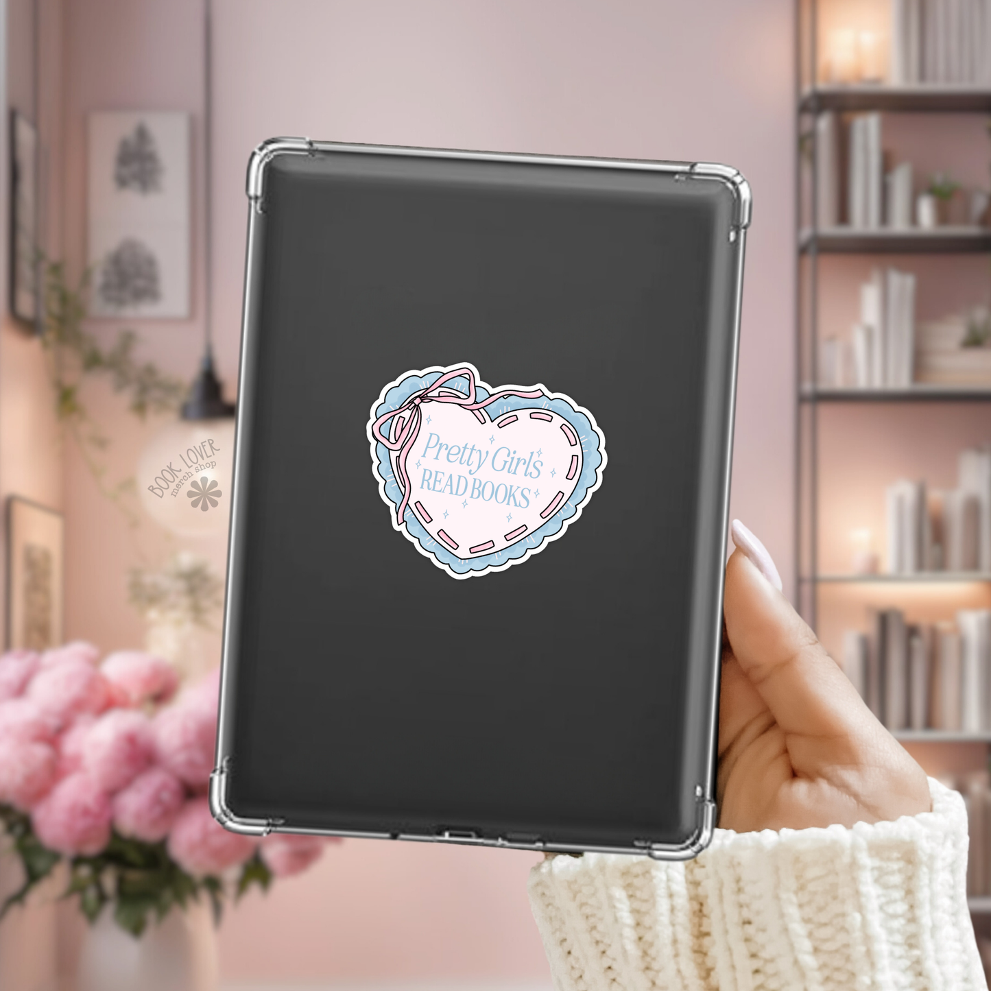 Pretty Girls Read Books Stickers / Bookish Stickers: 3''