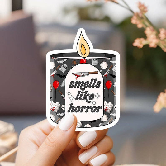 Smells like Horror Candle Sticker
