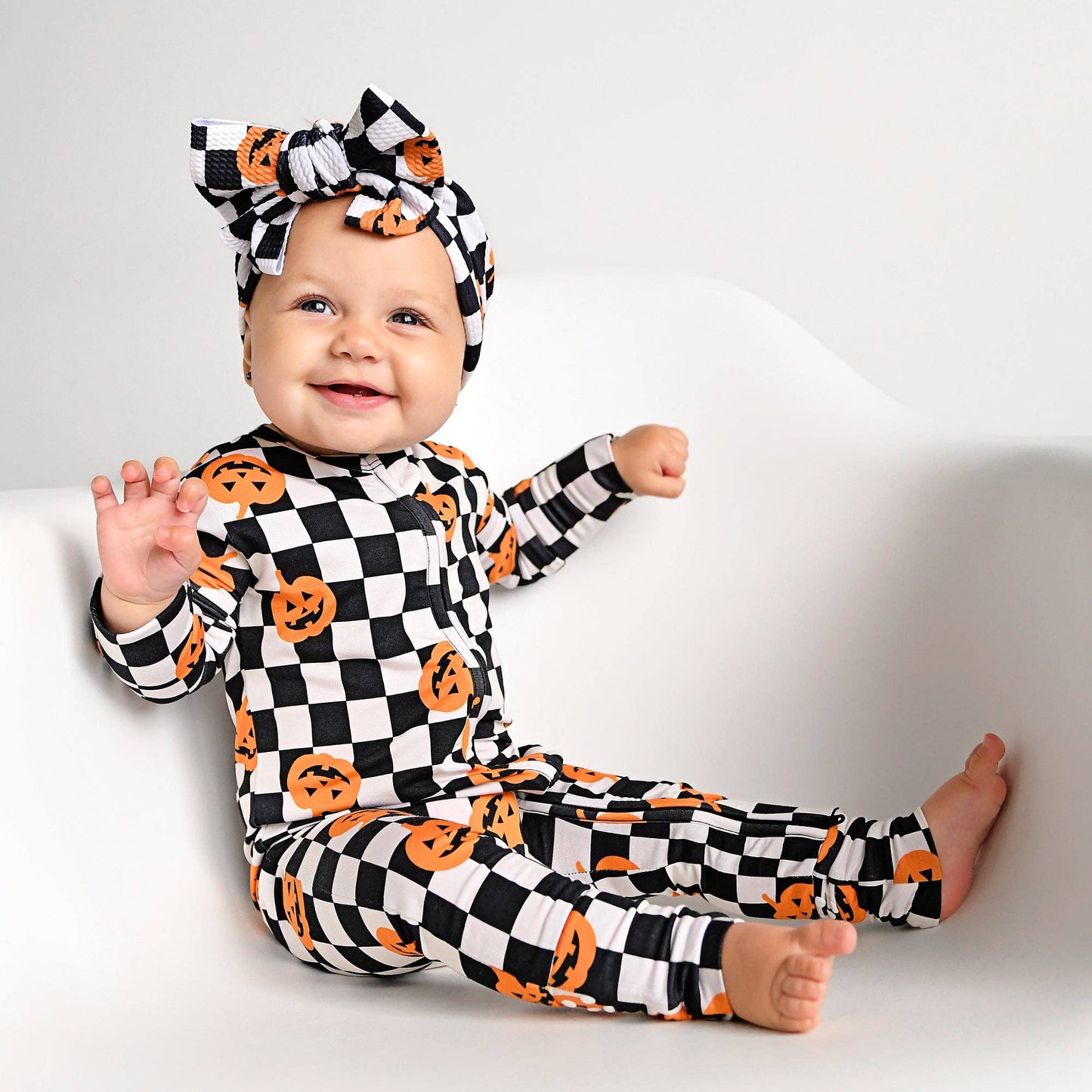 Merlin Pumpkin ZIP Bamboo Halloween Sleepies Little