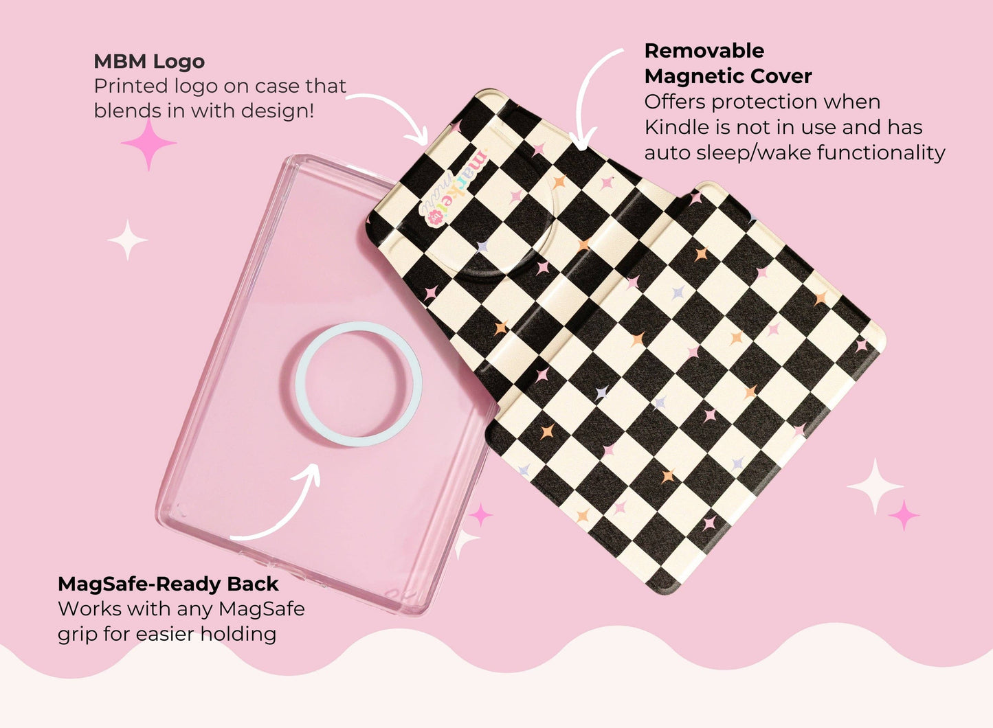 Cottage Blooms Removable Cover Kindle Case: PPW 11th Gen