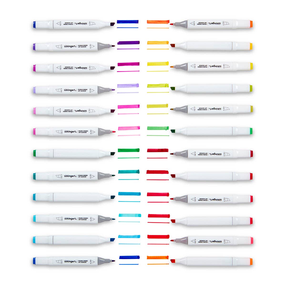 PRO Double-Ended Alcohol Markers - 24 Bright Colors