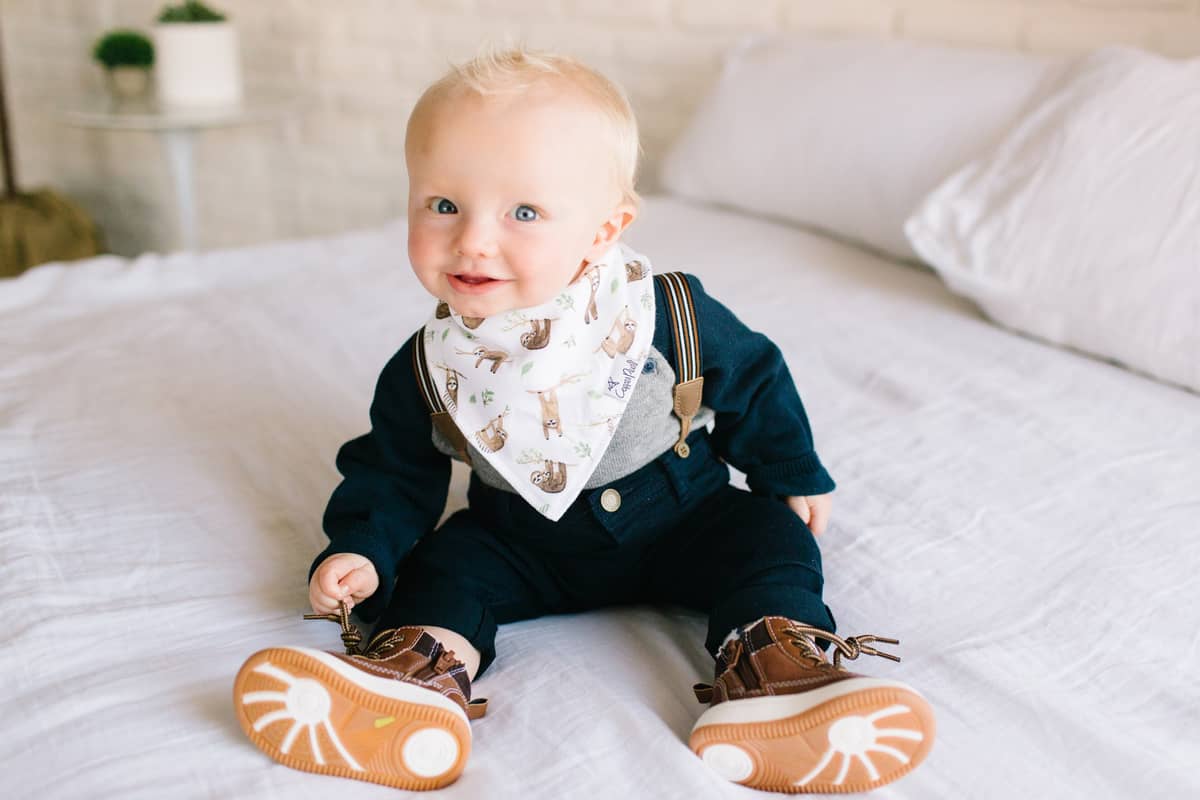 Noah Baby Bandana Bib Set (4-pack)