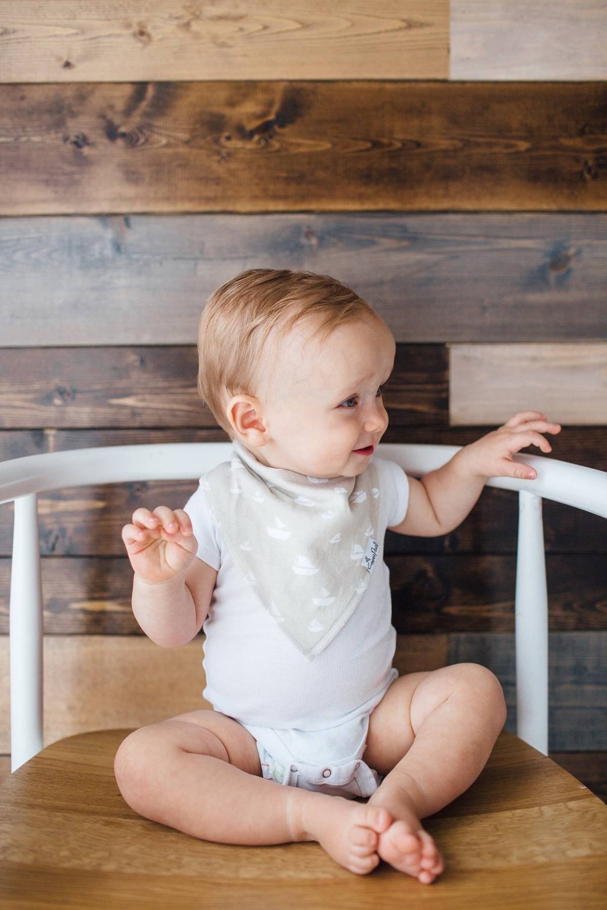 Pacific Baby Bandana Bib Set (4-pack)