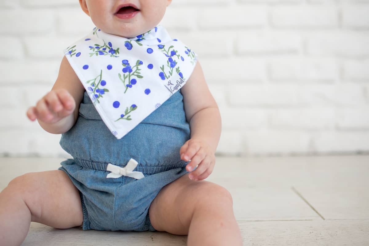 Georgia Baby Bandana Bib Set (4-pack)