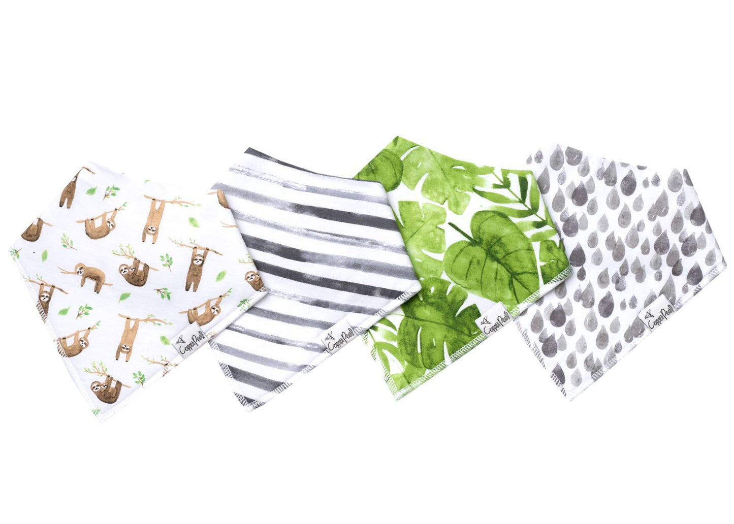 Noah Baby Bandana Bib Set (4-pack)