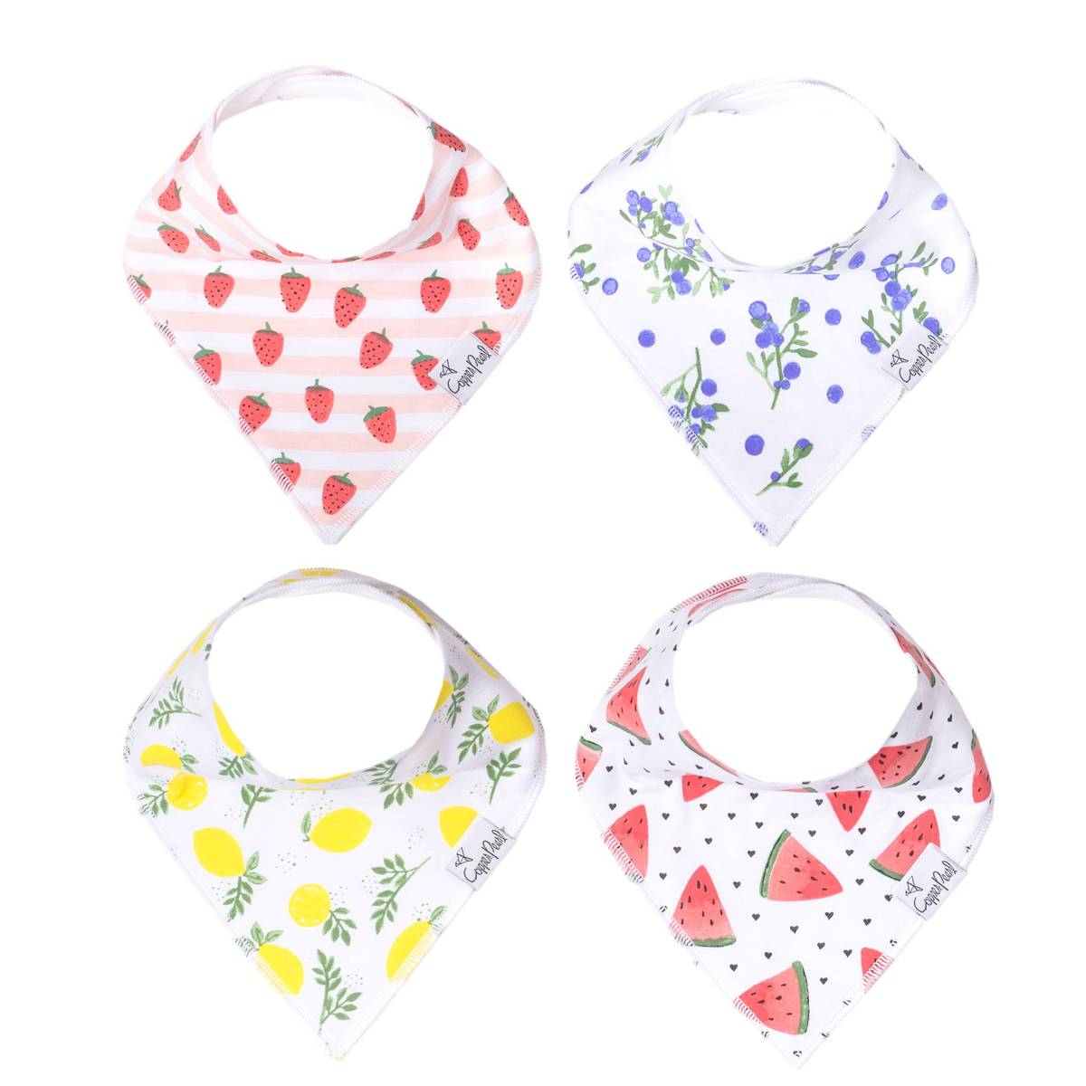 Georgia Baby Bandana Bib Set (4-pack)