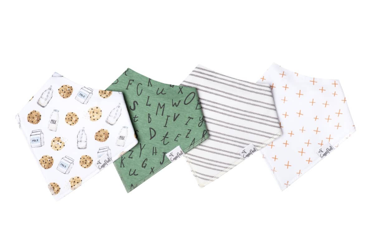 Chip Baby Bandana Bib Set (4-pack)