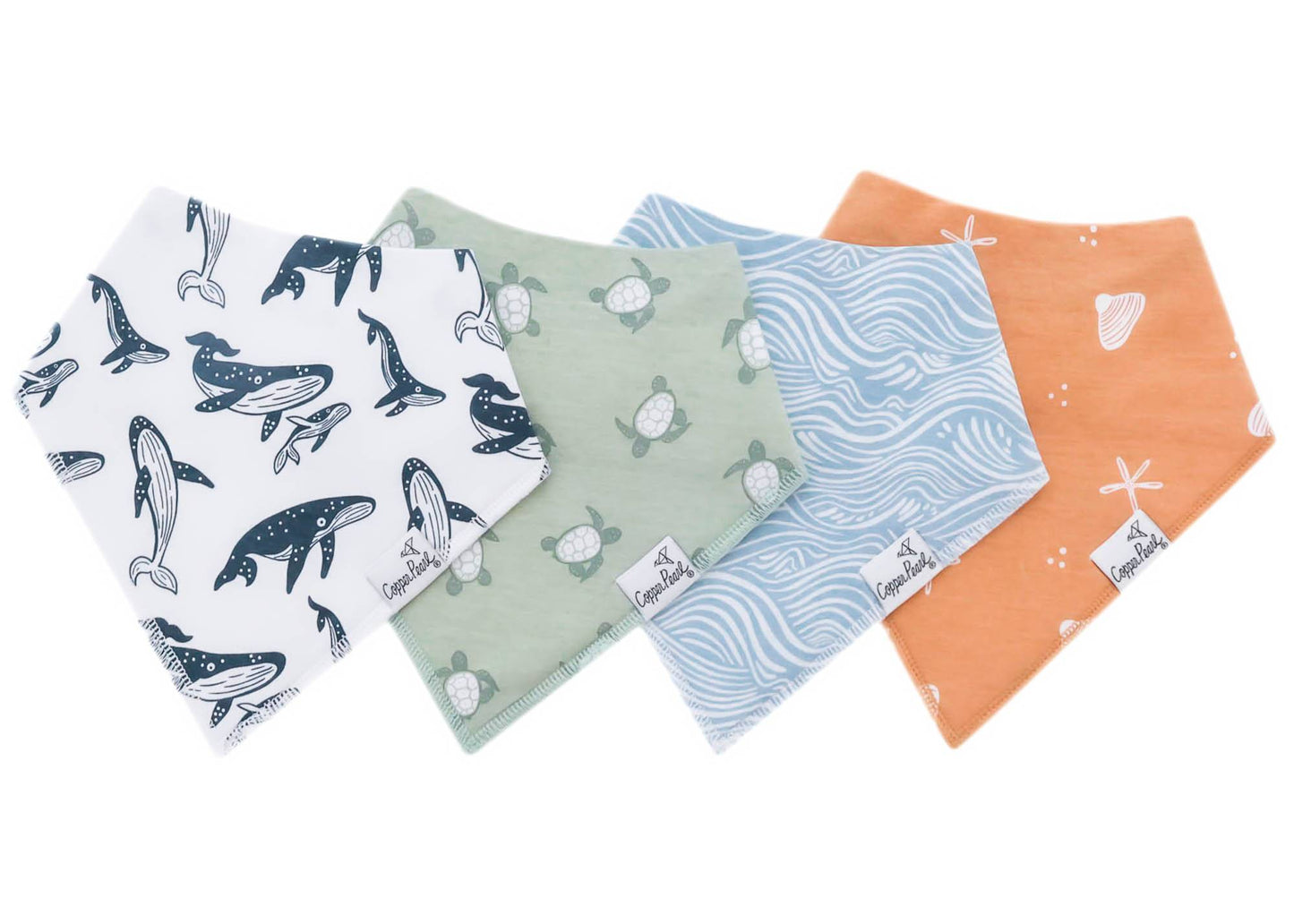 Cove Bandana Bib Set (4-Pack)