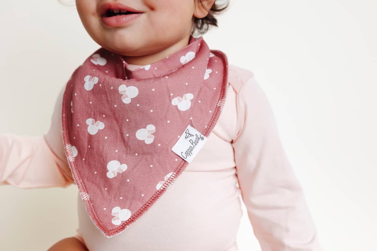 Minnie Mouse Bandana Bib Set (4-Pack)